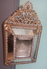 Miroir à parcloses en laiton