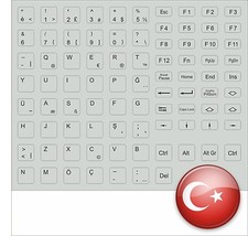 Autocollant De Clavier Turc