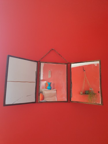 Miroir triptyque barbier - de,