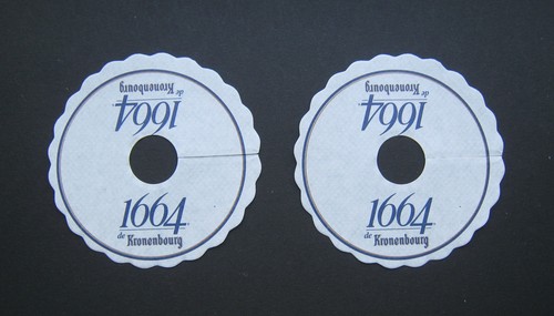 Kronenbourg mushroom doily - mushroom,