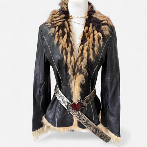 Veste cuir mouton - de,