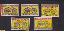 Antique Label Matches India BN115723 Bike Cycle 