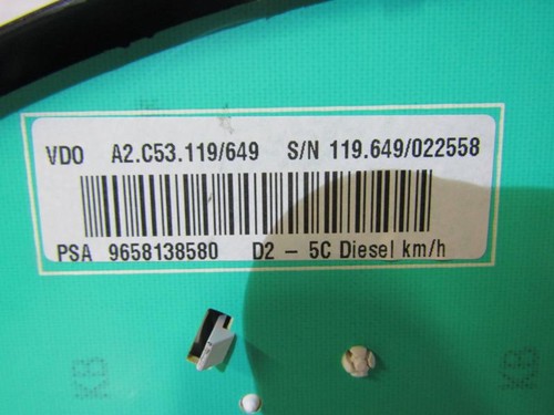 Compteur peugeot 407 - phase, 1