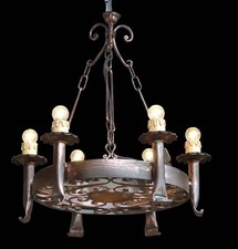 Lustre Rustique Fer Forgé A 6