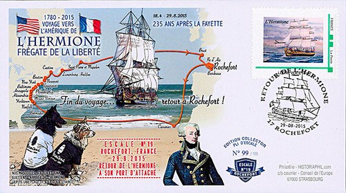 Fdc france escale 19 - fdc,