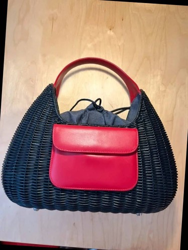Sac panier osier tressé - en,