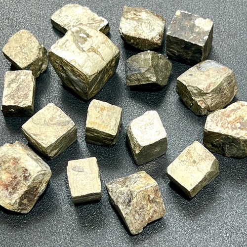 Gold iron pyrite crystal - gold,