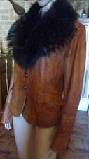 VESTE BLOUSON FEMME - CUIR -