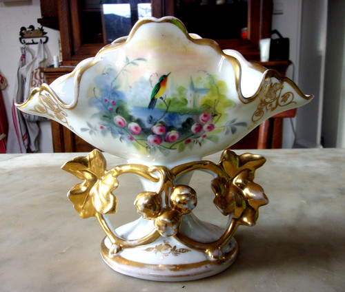 Vase porcelaine vieux paris - porcelaine,