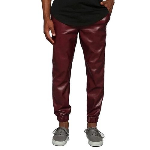 Pantalon jogging cuir - pantalon,