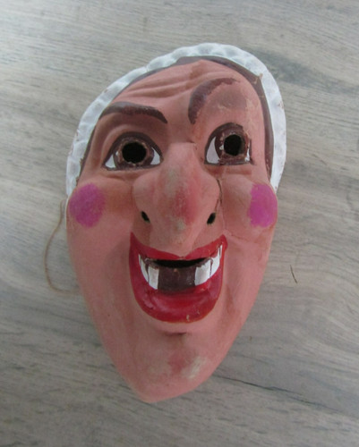 Ancien masque carnaval en - masque,