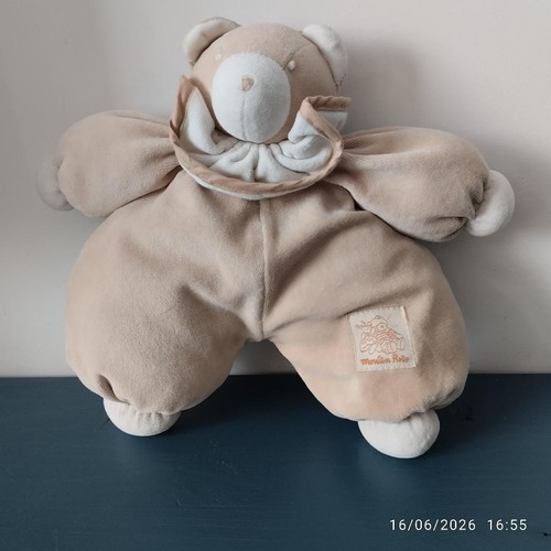 Vintage doudou ours beige - doudou,