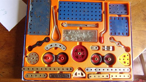 Boite meccano - meccano, bleue