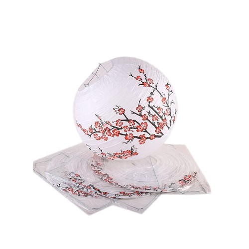 Lot lampions boules - 4,