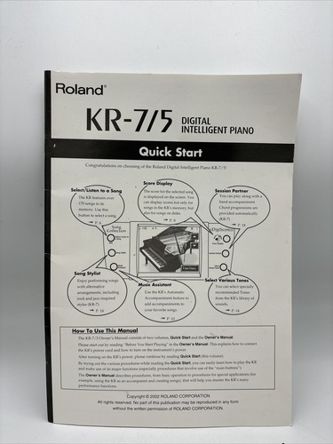 Roland 5 digital - roland, kr-7/5