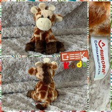 Aurora Small Sitting Giraffe Plush Soft - Ref C56