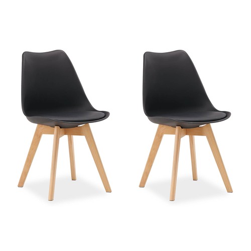 Chaises cuisine noir - 2,