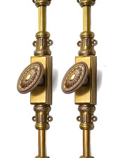 2 Sets quality made 96" REGENCY small oval knob version CREMONE slide bolt 240cm