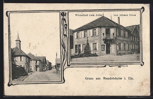 Cpa mundolsheim els - mundolsheim,