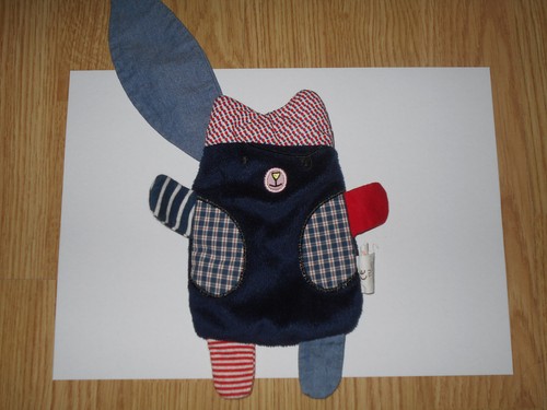 Doudou plat chat pirate - doudou,