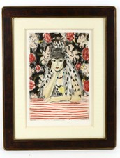 Henri Matisse "L'Espagnole a la Mantille" Etched by Jacques Villon, Louvre Publ.