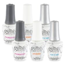 Gelish Terrific Trio Essentials Soak Off Gel Nail Polish Kit 0.5oz (2 Pack)
