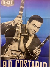 Antique RD Costario Nisak Decca Electric Guitar Poster 80x 120cm