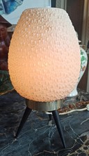 Lampe Vintage Plastique  Tripode À Bulle