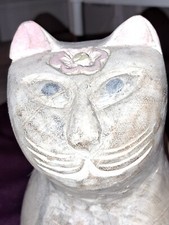 SCULPTURE Grand CHAT Bois