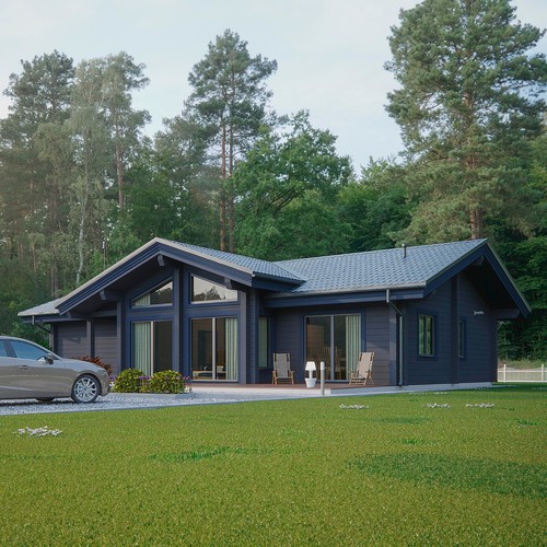 Prefab log cabin home - prefab,