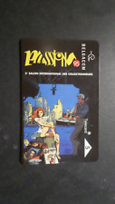 BELGIUM BELGACOM PASSION POSTER SALON COLLECTORS COMICS SPIROU REMOTE CARD