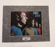Star Trek Zanart Entertainment ChromArt "Profiles" Limited Of 4500 9.5" X 7.5"