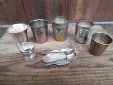 silver metal set attic baptism timpani