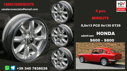 Jantes minilite x 13 - 4,