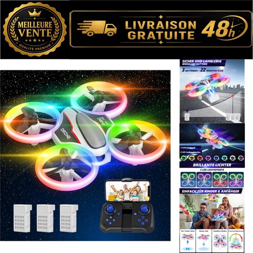 Mini drone caméra 1080p - caméra,
