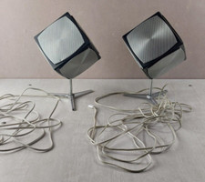 Paire d'anciens hauts parleurs cubes / cubique, Grundig Audiorama 700, vintage