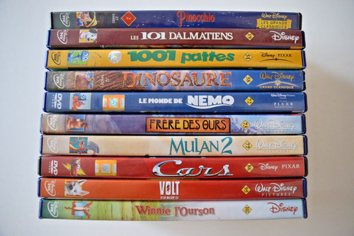 Lot disney dvd - 10, pinocchio