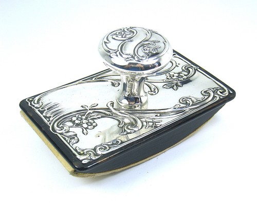 Tampon porte buvard argent - buvard, en