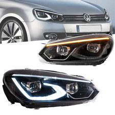 Phares Full LED VW Golf 6 2008–2014 – Set Gauche + Droit – Compatibles Halogène