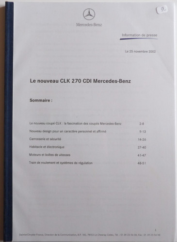 Brochure bloc information