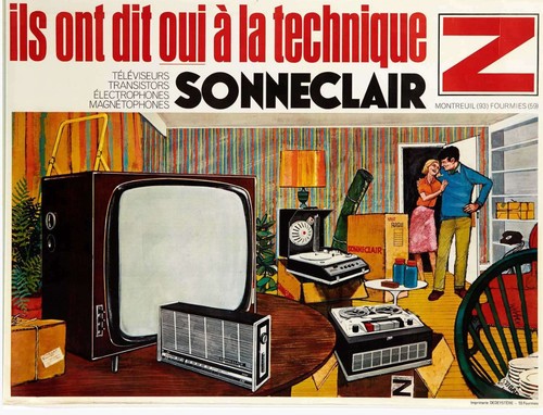 Grande affiche radio tv hifi - ,