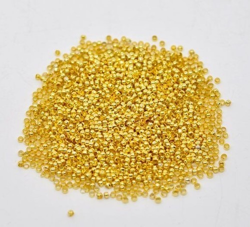 Perle ecraser 2mm doré - perle,