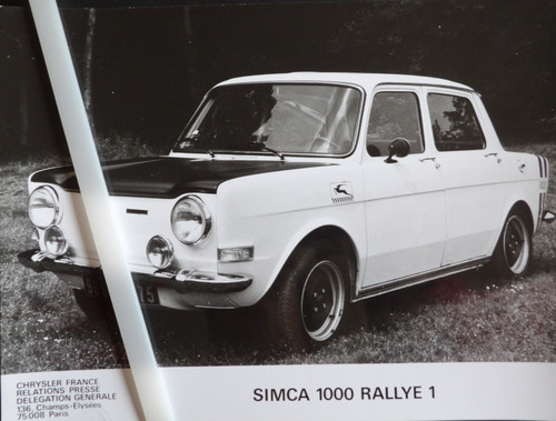 Photo presse simca 1000 - presse,