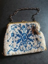 Ancien Porte Monnaie En Perles