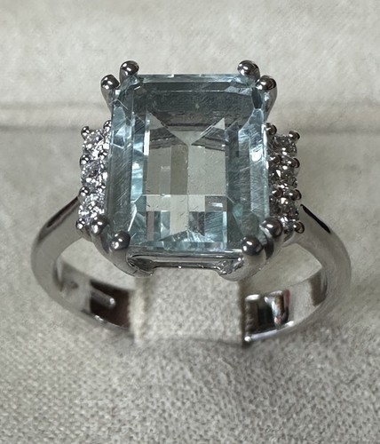 Bague blanc 18kt diamants - or,