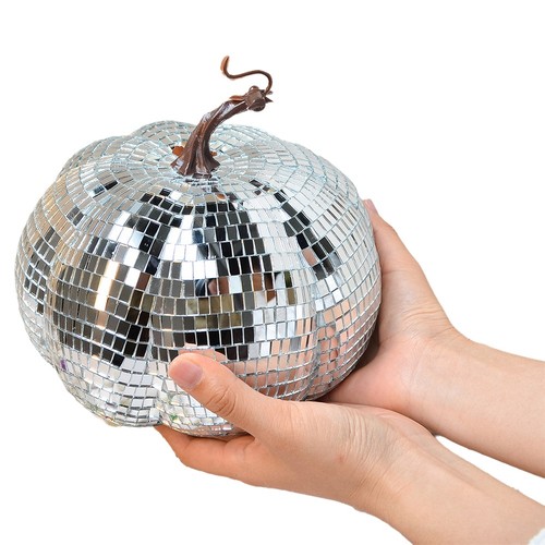 Boule disco miroir argentée - miroir,