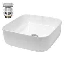Lavabo en céramique blanc