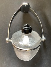 ANCIEN DISTRIBUTEUR SAVON MURAL style sncf CHROME, VERRE, BACKELITE VINTAGE