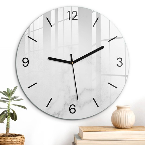 Horloge verre trempé - horloge, en