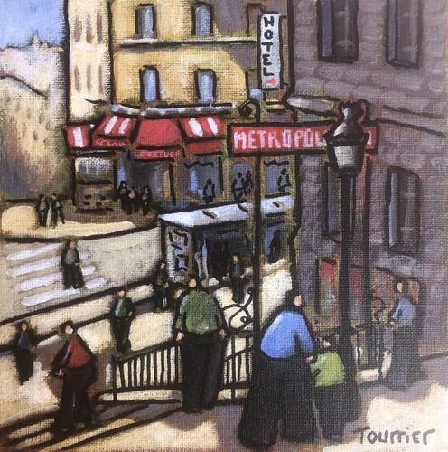 Tableau paris montmartre - tableau,